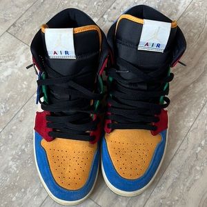 Blue The Great x Air Jordan 1 amid Fearless